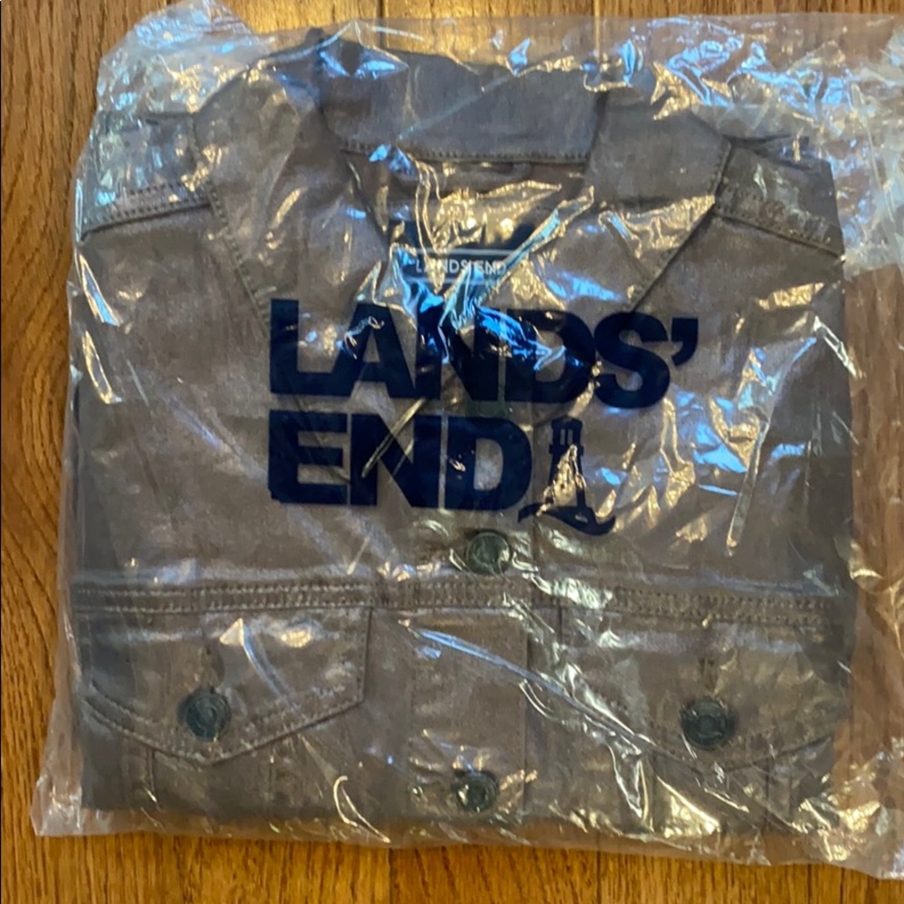 Brand new metallic denim jacket